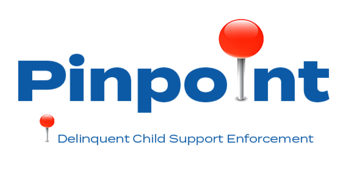 Pinpoint Delinquent Child Support Enforcement System Logo