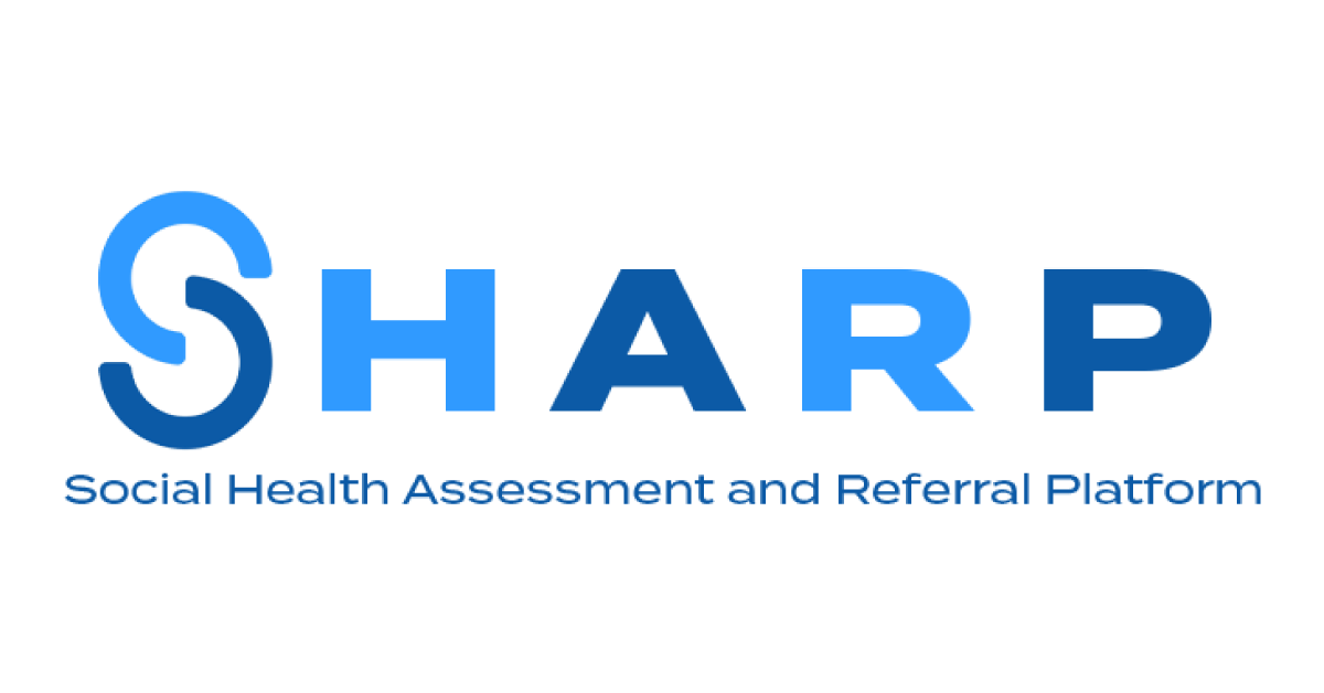Social Health Assessment and Referral Platform (SHARP) Logo